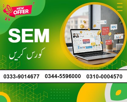 SEM (Social Engine Marketing) Course